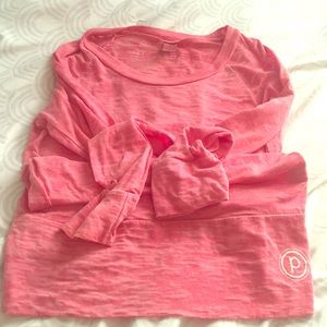 Pure Barre long sleeve burnout shirt size Med